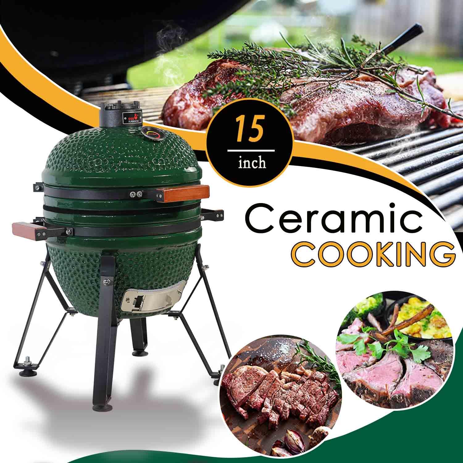 classical tabletop kamado grill