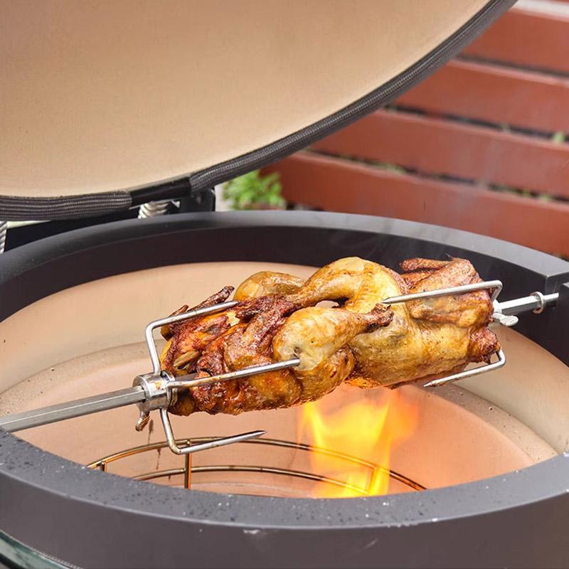 rotisserie kit for ceramic kamado