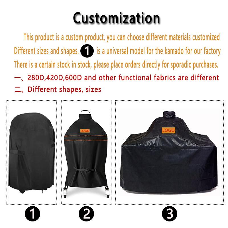 Customization kamado rain cover with your LOGO