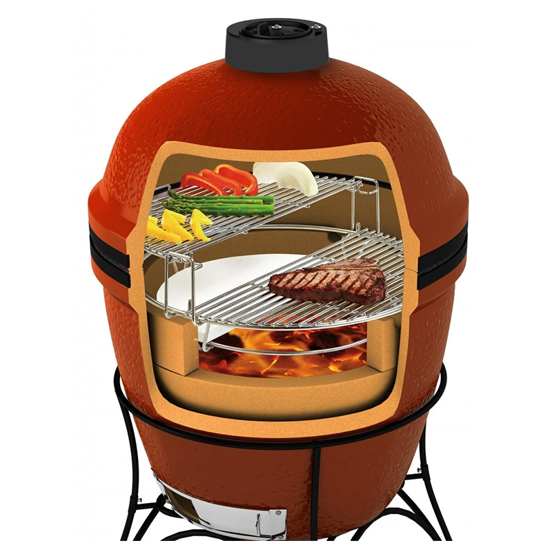 Qu'est-ce que le système Kamado Divide and Conquer pour Egg Grill en céramique ?